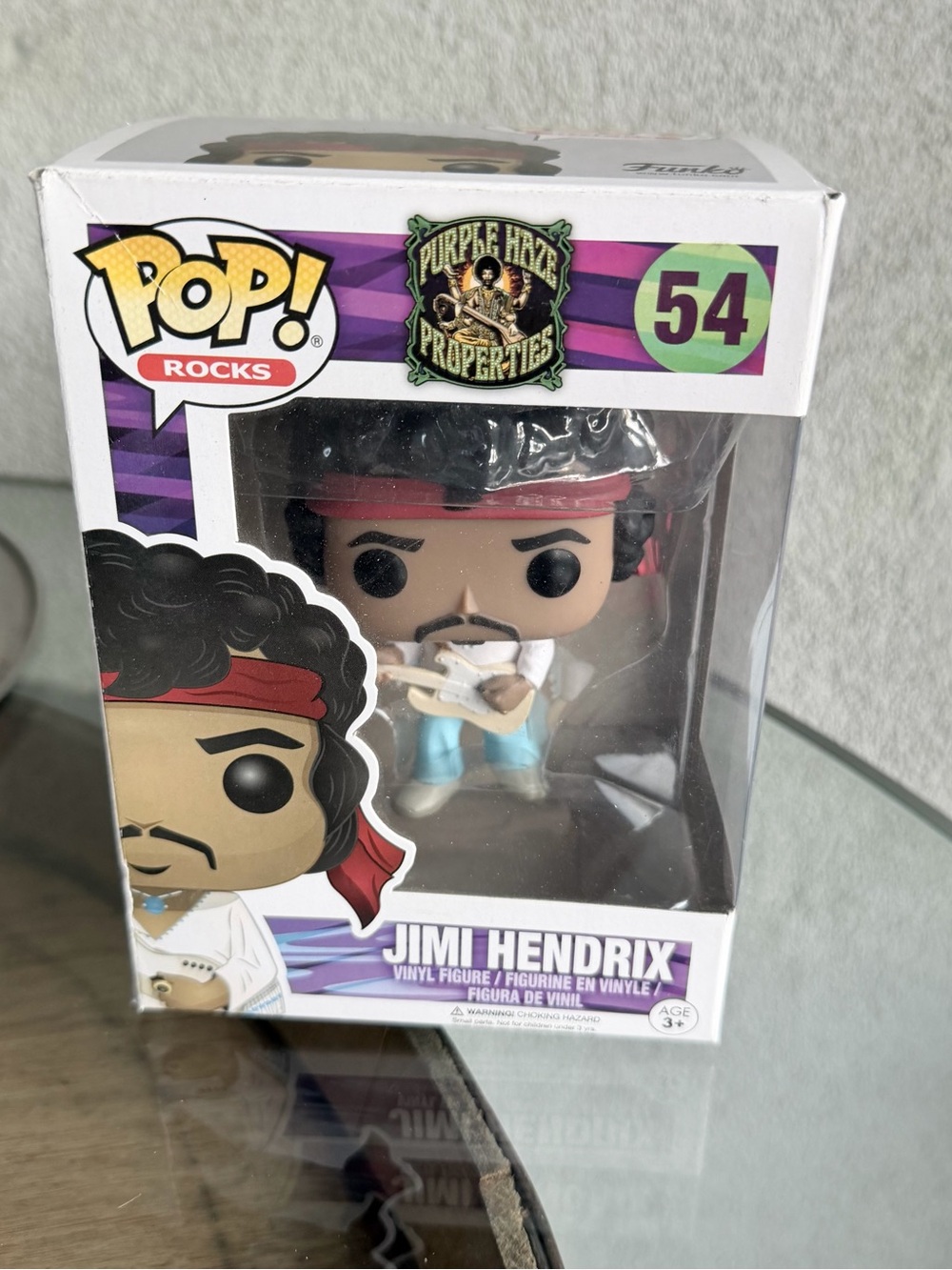 Funko Jimi Hendrix Pop! Vinyl with Red Bandana and Light Blue Pants